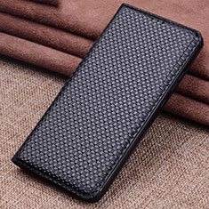 Custodia Portafoglio In Pelle Cover con Supporto L08 per Xiaomi Mi 10 Nero