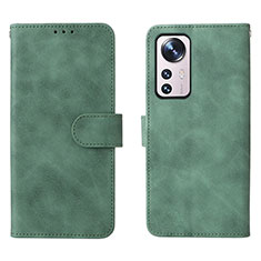 Custodia Portafoglio In Pelle Cover con Supporto L08 per Xiaomi Mi 12 Lite 5G Verde