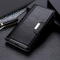 Custodia Portafoglio In Pelle Cover con Supporto L08 per Xiaomi Mi Note 10 Lite Nero