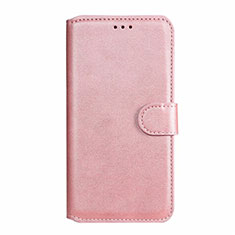 Custodia Portafoglio In Pelle Cover con Supporto L08 per Xiaomi Redmi Note 9 Pro Max Oro Rosa