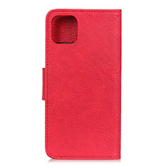 Custodia Portafoglio In Pelle Cover con Supporto L09 per Huawei Honor 30S Rosso