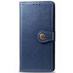 Custodia Portafoglio In Pelle Cover con Supporto L09 per Samsung Galaxy M21s Blu