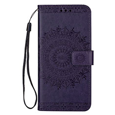 Custodia Portafoglio In Pelle Cover con Supporto L09 per Samsung Galaxy S20 Ultra Viola