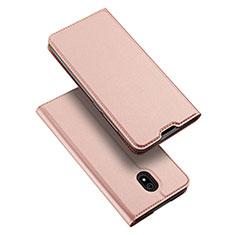 Custodia Portafoglio In Pelle Cover con Supporto L09 per Xiaomi Redmi 8A Oro Rosa