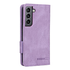 Custodia Portafoglio In Pelle Cover con Supporto L09Z per Samsung Galaxy S21 Plus 5G Viola