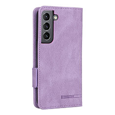 Custodia Portafoglio In Pelle Cover con Supporto L09Z per Samsung Galaxy S22 Plus 5G Viola