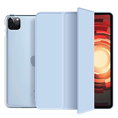 Custodia Portafoglio In Pelle Cover con Supporto L10 per Apple iPad Pro 11 (2020) Cielo Blu
