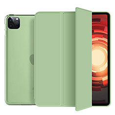 Custodia Portafoglio In Pelle Cover con Supporto L10 per Apple iPad Pro 11 (2020) Verde Pastello
