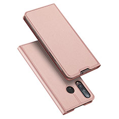 Custodia Portafoglio In Pelle Cover con Supporto L10 per Huawei Honor 9C Oro Rosa