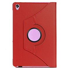 Custodia Portafoglio In Pelle Cover con Supporto L10 per Huawei MediaPad M6 10.8 Rosso