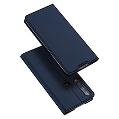 Custodia Portafoglio In Pelle Cover con Supporto L10 per Huawei P40 Lite E Blu