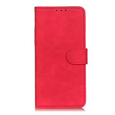 Custodia Portafoglio In Pelle Cover con Supporto L10 per Oppo A53s Rosso