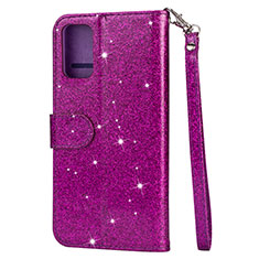 Custodia Portafoglio In Pelle Cover con Supporto L10 per Samsung Galaxy S20 Plus Viola