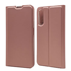 Custodia Portafoglio In Pelle Cover con Supporto L11 per Huawei Honor 9X Pro Oro Rosa