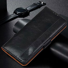Custodia Portafoglio In Pelle Cover con Supporto L11 per Huawei P40 Lite E Nero