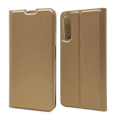 Custodia Portafoglio In Pelle Cover con Supporto L11 per Huawei Y9s Oro