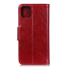 Custodia Portafoglio In Pelle Cover con Supporto L11 per Samsung Galaxy A71 4G A715 Rosso Rosa