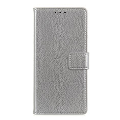 Custodia Portafoglio In Pelle Cover con Supporto L11 per Samsung Galaxy S20 FE 5G Argento