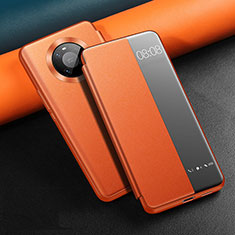 Custodia Portafoglio In Pelle Cover con Supporto L12 per Huawei Mate 40 Pro Arancione