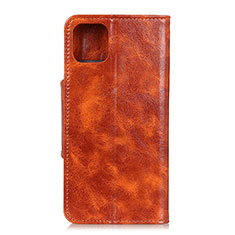 Custodia Portafoglio In Pelle Cover con Supporto L12 per Samsung Galaxy A71 4G A715 Arancione