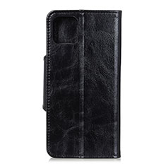Custodia Portafoglio In Pelle Cover con Supporto L12 per Samsung Galaxy A71 4G A715 Nero