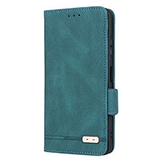 Custodia Portafoglio In Pelle Cover con Supporto L12Z per Samsung Galaxy F42 5G Verde
