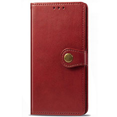 Custodia Portafoglio In Pelle Cover con Supporto L14 per Huawei Y9s Rosso