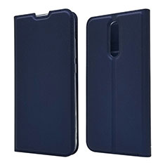 Custodia Portafoglio In Pelle Cover con Supporto L14 per Xiaomi Redmi 8 Blu