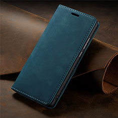 Custodia Portafoglio In Pelle Cover con Supporto L15 per Samsung Galaxy A71 4G A715 Blu