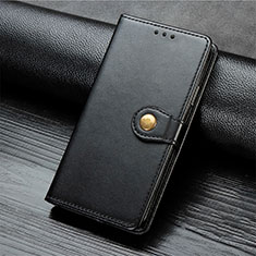 Custodia Portafoglio In Pelle Cover con Supporto L16 per Huawei P40 Lite E Nero