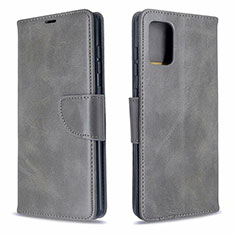 Custodia Portafoglio In Pelle Cover con Supporto L16 per Samsung Galaxy A71 4G A715 Grigio