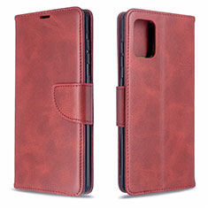 Custodia Portafoglio In Pelle Cover con Supporto L16 per Samsung Galaxy A71 4G A715 Rosso