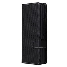 Custodia Portafoglio In Pelle Cover con Supporto L16Z per Samsung Galaxy Z Fold4 5G Nero