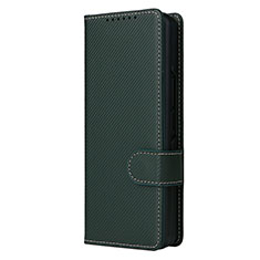 Custodia Portafoglio In Pelle Cover con Supporto L16Z per Samsung Galaxy Z Fold4 5G Verde
