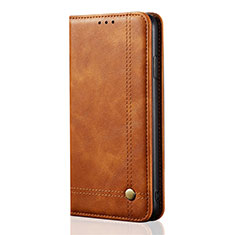 Custodia Portafoglio In Pelle Cover con Supporto L18 per Huawei Honor 30S Arancione