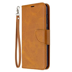Custodia Portafoglio In Pelle Cover con Supporto L18 per Samsung Galaxy A31 Arancione