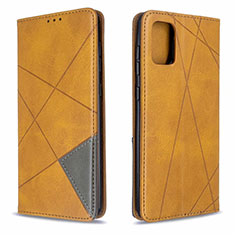 Custodia Portafoglio In Pelle Cover con Supporto L18 per Samsung Galaxy A71 4G A715 Arancione