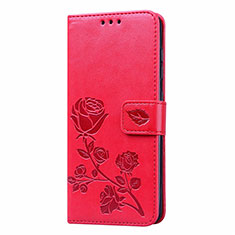 Custodia Portafoglio In Pelle Cover con Supporto L23 per Samsung Galaxy A41 Rosso