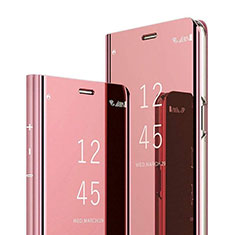 Custodia Portafoglio In Pelle Cover con Supporto Laterale Specchio Cover per Xiaomi Mi 8 Pro Global Version Oro Rosa