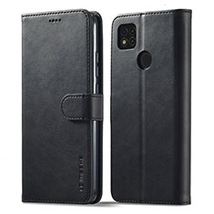 Custodia Portafoglio In Pelle Cover con Supporto LC1 per Xiaomi POCO C31 Nero