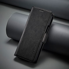 Custodia Portafoglio In Pelle Cover con Supporto LC3 per Samsung Galaxy Z Fold5 5G Nero
