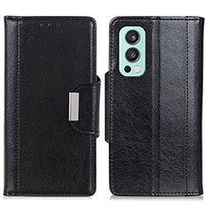 Custodia Portafoglio In Pelle Cover con Supporto M01L per OnePlus Nord 2 5G Nero