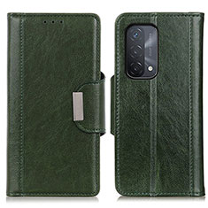 Custodia Portafoglio In Pelle Cover con Supporto M01L per OnePlus Nord N200 5G Verde