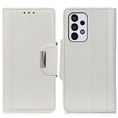 Custodia Portafoglio In Pelle Cover con Supporto M01L per Samsung Galaxy A33 5G Bianco