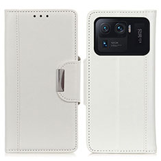 Custodia Portafoglio In Pelle Cover con Supporto M01L per Xiaomi Mi 11 Ultra 5G Bianco