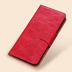 Custodia Portafoglio In Pelle Cover con Supporto M02L per OnePlus 9 5G Rosso