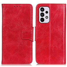 Custodia Portafoglio In Pelle Cover con Supporto M02L per Samsung Galaxy A33 5G Rosso