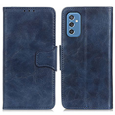 Custodia Portafoglio In Pelle Cover con Supporto M02L per Samsung Galaxy M52 5G Blu