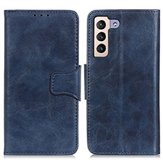 Custodia Portafoglio In Pelle Cover con Supporto M02L per Samsung Galaxy S21 Plus 5G Blu