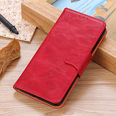 Custodia Portafoglio In Pelle Cover con Supporto M02L per Sony Xperia Ace II Rosso